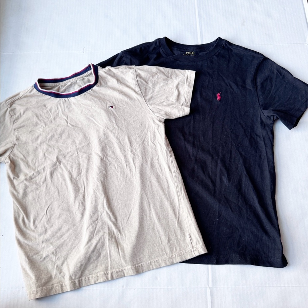 Polo Ralph Lauren / Tommy Hilfiger Boys T-Shirts Bundle size M 10-12Y